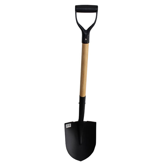 Round Shovel W/Wood Handle