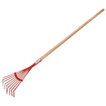 9Tine Rake w/Wood Handle