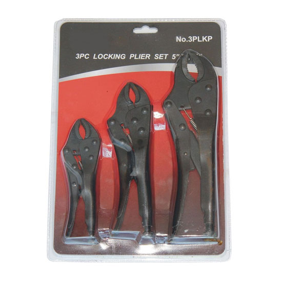 3Pcs Locking Plier Set