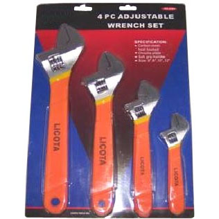 4Pcs Adjustbale Wrench Set