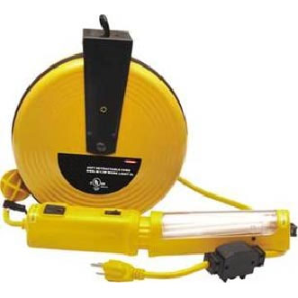 40Ft Retractable Cord Reel W/13W Work Light UL