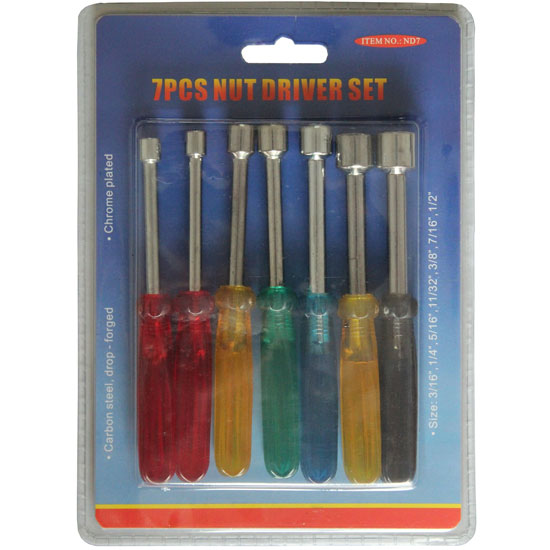 7Pcs Nut Driver Set