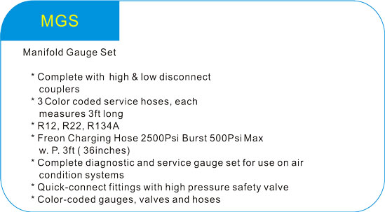 Manifold Gauge Set