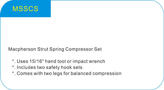 Macpherson Strut Spring Compressor Set