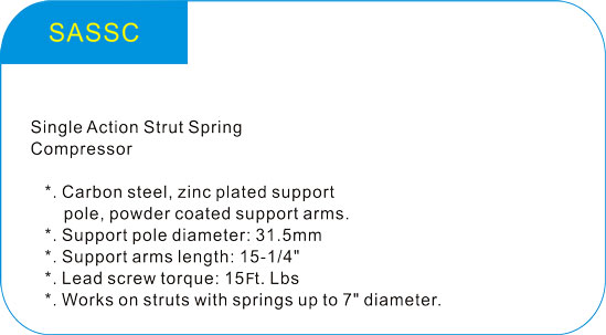  Single Action Strut Spring Compressor  