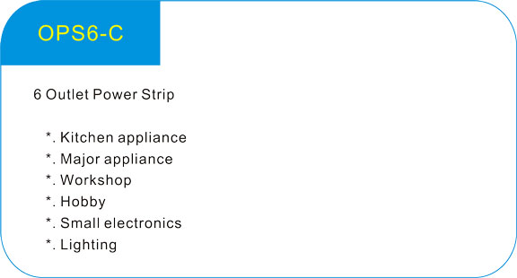  6 Outlet Power Strip 