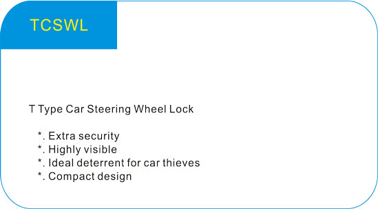  T Type Car Steering Wheel Lock