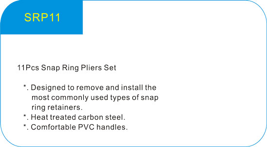 11Pcs Snap Ring Plier Set