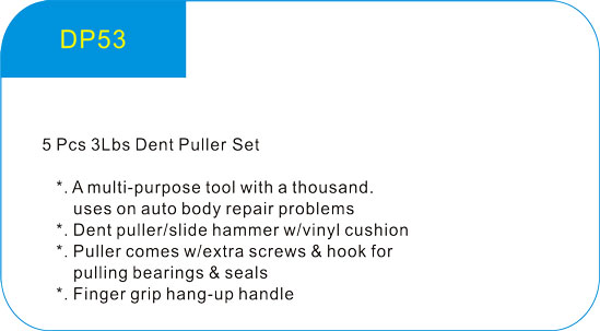 5Pcs 3Lbs Dent Puller Set