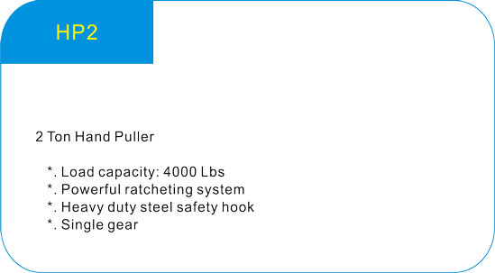  2Ton Hand Puller 