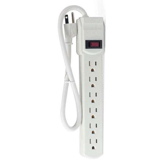 6 Outlet Power Strip UL